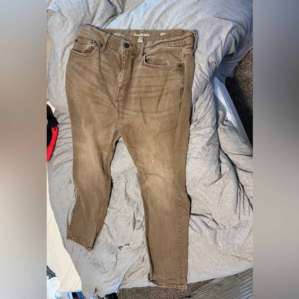 Goodfellow & co Straight Recto Jeans Brown Faded 34W 34L